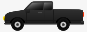 Black Pickup Clip Art Free - Black Pick Up Truck Clip Art #2333497