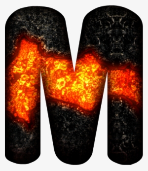 Alfabeto En Lava De Volcán - Alfabeto En Lava De Volcàn .png #2334072