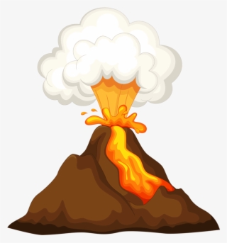 Volcano Clipart Transparent - Volcano Clipart #2334252