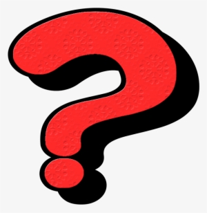 Question2 - Question Mark Red Transparent #2334740