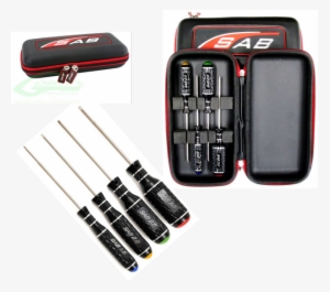 Sab Tool Kit Werkzeugset Hex Case Hm054 - Sab Comfort Grip Hex Wrench Driver Tool Kit (1.5, 2.0,... #2334761