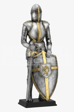 Lion Crest Suit Of Armor Statue - Knight Armor Medieval Times #2334994