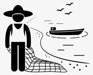 Small Fisherman - Fish Farmer Clip Art #2335217