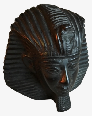Vintage Egyptian Resin King Tut Bust On Chairish - Bronze Sculpture #2335220