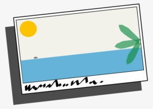 Banner Royalty Free Library Luggage Clipart Postcard - Postcard Clip Art #2336512