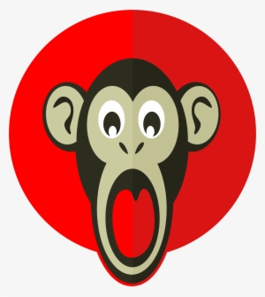 This Free Icons Png Design Of Shocked Monkey #2337062