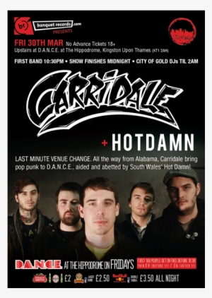 Carridale / Hot Damn / Home Advantage / D - Flyer #2337133