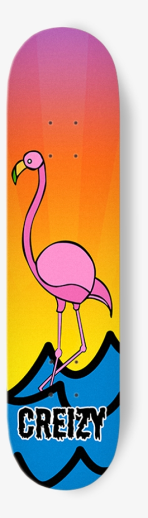 Sunset Flamingo Deck - Skateboard #2337137