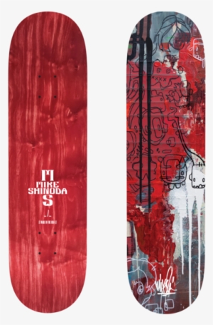 Connected Triptych Skate Deck - Mike Shinoda #2337271