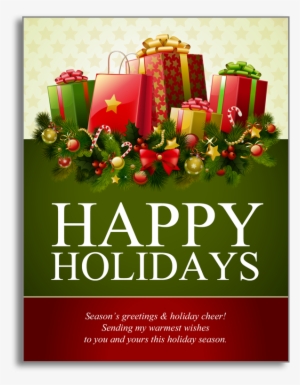 Happy Holiday Postcard - Cheap Shower Curtain Christmas Gifts Patterned Bath #2337299