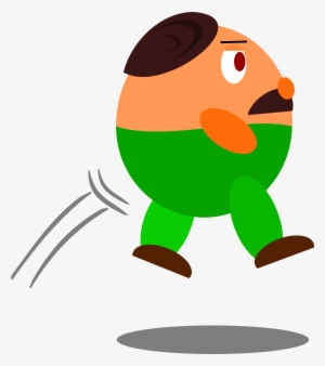 Jpg Transparent Library Jumping Green Pants Guy Big - Jumping Cartoon Png #2337509