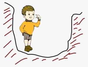 Boy In A Pit Clip Art - Clip Art Black And White Pit #2339230