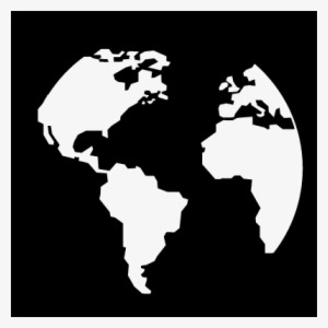 Earth Circular Continents Shape In A Square Vector - World Map Icon White Png #2340081 Earth Circular Continents Shape In A Square Vector - World Map Icon White Png #2340081