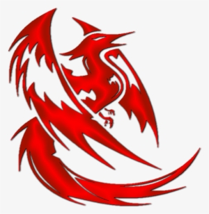Phoenix Tribal Png Image Royalty Free Library - Tribal Dragon Vinyl Wall Art Decal (black) #2340268