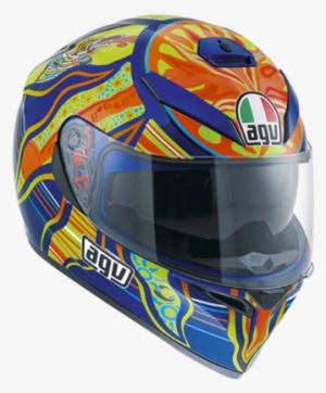 Agv K-3 Sv Valentino Rossi Helmet - Agv K3 Sv Rossi 5 Continents #2340398