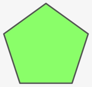 Pentagon Clipart Green - Green Pentagon #2340665