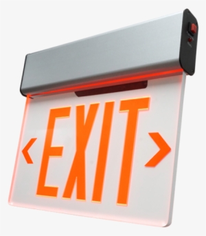 Exl2 Led Edge Lit Exit Sign - Lighting Valley #2340726