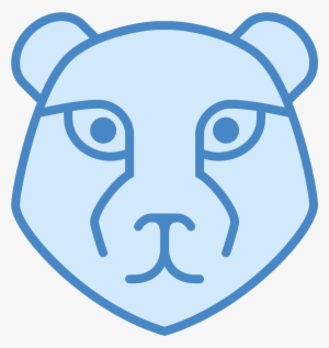 The Shape Of The Face Looks Like A Rounded Pentagon - Leopard Icon #2341012