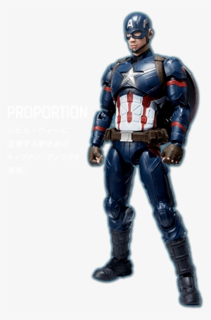 Captain America 3 - S.h. Figuarts Captain America Figure #2341130