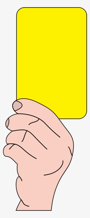 This Free Icons Png Design Of Referee Showing Yellow #2341730