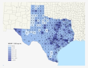 Texas Map Historic Landmarks #2343051