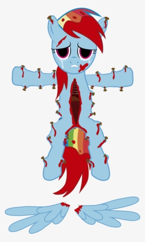 J5a4, Blood, Gore, Grimdark, Grotesque, Rainbow Dash, - Rainbow Dash #2343100