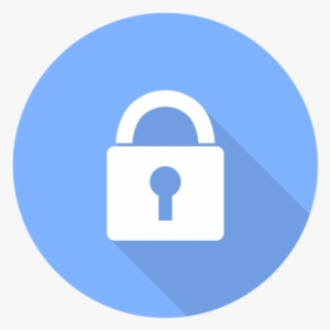 Cyber Icon,lock Image,padlock,flat - Facebook Messenger Round Icon #2343734