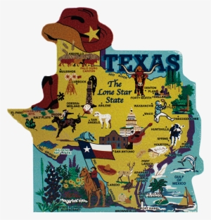 United States Map, Texas The Lone Star State #2343834