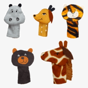Wild Animals Set- 2 Finger Puppet - Finger Puppet #2344167
