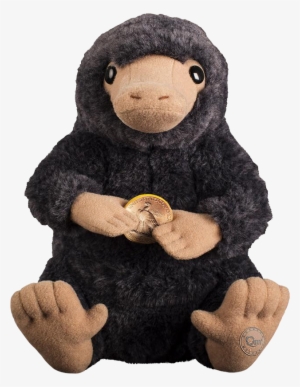 Png Black And White Stock Fantastic Beasts And Where - Quantum Mechanix Fantastic Beasts Niffler Plush #2344506