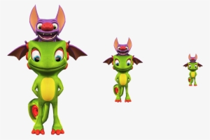 Fan Creationmy Handmade Front View Of Yooka And Laylee - Yooka Laylee Gif Png #2345201