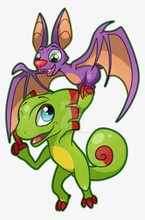 Yooka Laylee By Memesquid On Deviantart - Cartoon #2345690