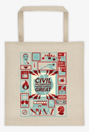 Civil Disobedience Tote Bag Michael Czerniawski Tote - Tote Bag #2345906