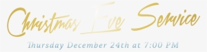 Christmas Eve Banner Text - Calligraphy #2346272