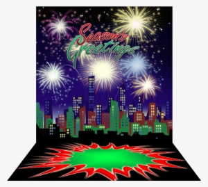 City Celebration Season's Greetings - Happy New Year Glitter #2347033
