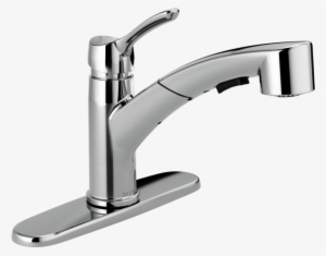 Single Handle Pull-out Kitchen Faucet - Delta 4140 Dst #2347518