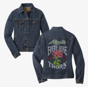 Every Rose Has Its Thorn Denim Jacket - Every Rose Has Its Thorn Jacket #2348549