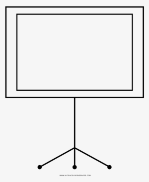Projection Screen Coloring Page - Tela De Projeção Desenho Png #2349018