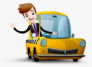 Taxi Driver Transparent Png - Taxicab #2349565