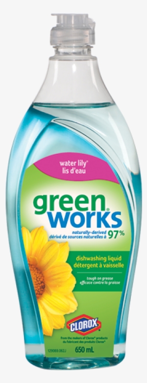 Green Works Dishwashing Liquid Water Lily - Green Works Dishwashing Liquid - Water Lily 650 Ml #2349887