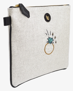 Domino Medium Zip Top Pouch Angle - Coin Purse #2350008