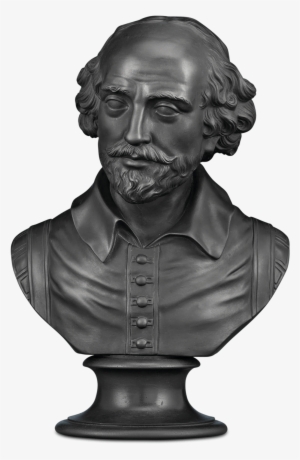 Wedgwood Pays Tribute To The Bard Of Avon In This Black - William Shakespeare Statue Png #2351127