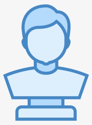 It Looks Like A Small Sculpture Or A Statue - Transfer Icon Blue #2351326