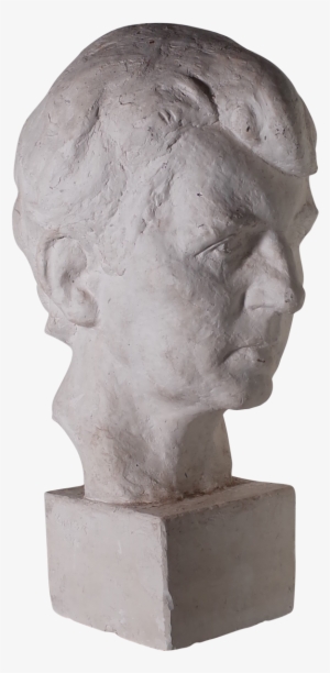 Studio Plaster Bust Of Young Man - Plaster #2351450