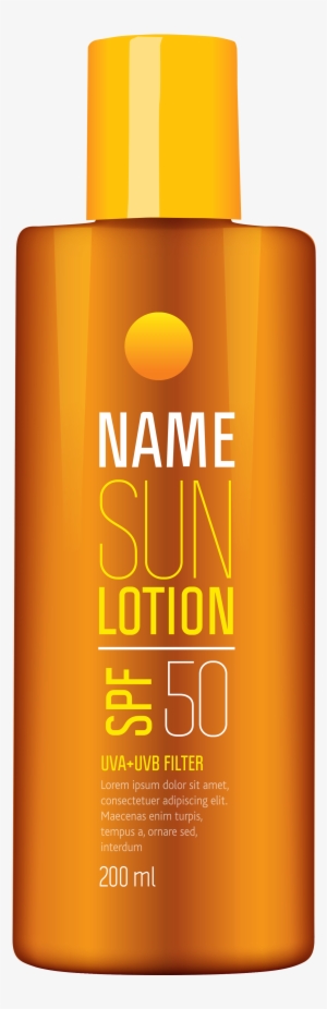 Sun Lotion Tube Png Clipart Picture - Sun Lotion Png #2351915