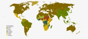 Food Staples World Map [1413*638] - Map Of World 1912 #2352619