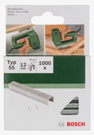 Narrow Crown Staples - Bosch 2609255825 12mm Type 55 Narrow Crown Staples #2352823
