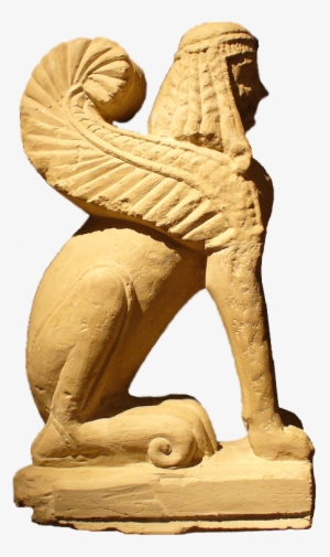 Chiusi Etrusc Sphinx - Carving #2352860