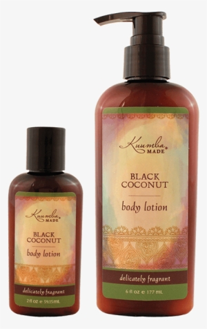 Black Coconut Vegan Body Lotion - Water Lily Body Lotion From Kuumba Made - 6 Ounce Bottle #2353050