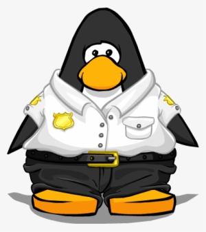 Security Guard Uniform On Player Card - Club Penguin Security Guard #2353325